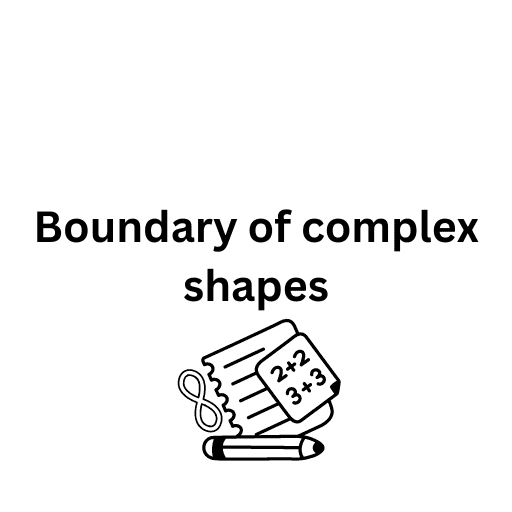 Boundary of complex shapes